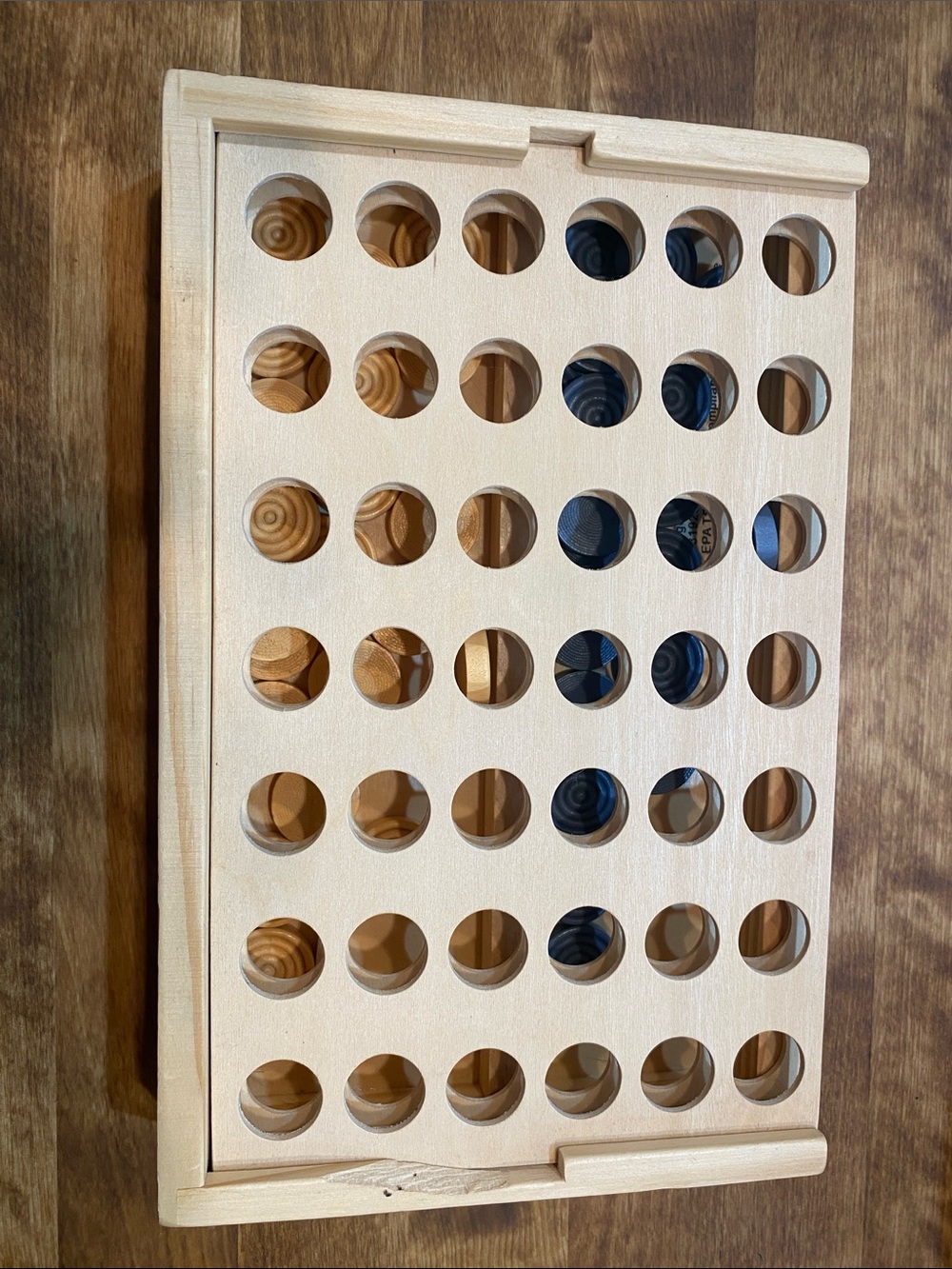 Hearth & Hand Wooden Connect Four Game